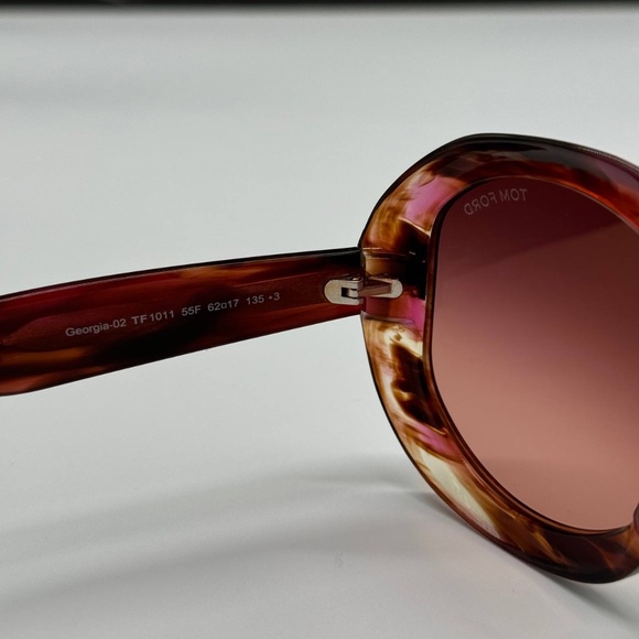NEW TOM FORD TF1011 55F WOMEN SUNGLASSES TOM FORD GEORGIA-02 FT1011/S - Picture 10 of 11